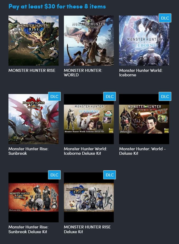 Humblebundle Monster Hunter sale | The Outerhaven Humblebundle Monster Hunter sale