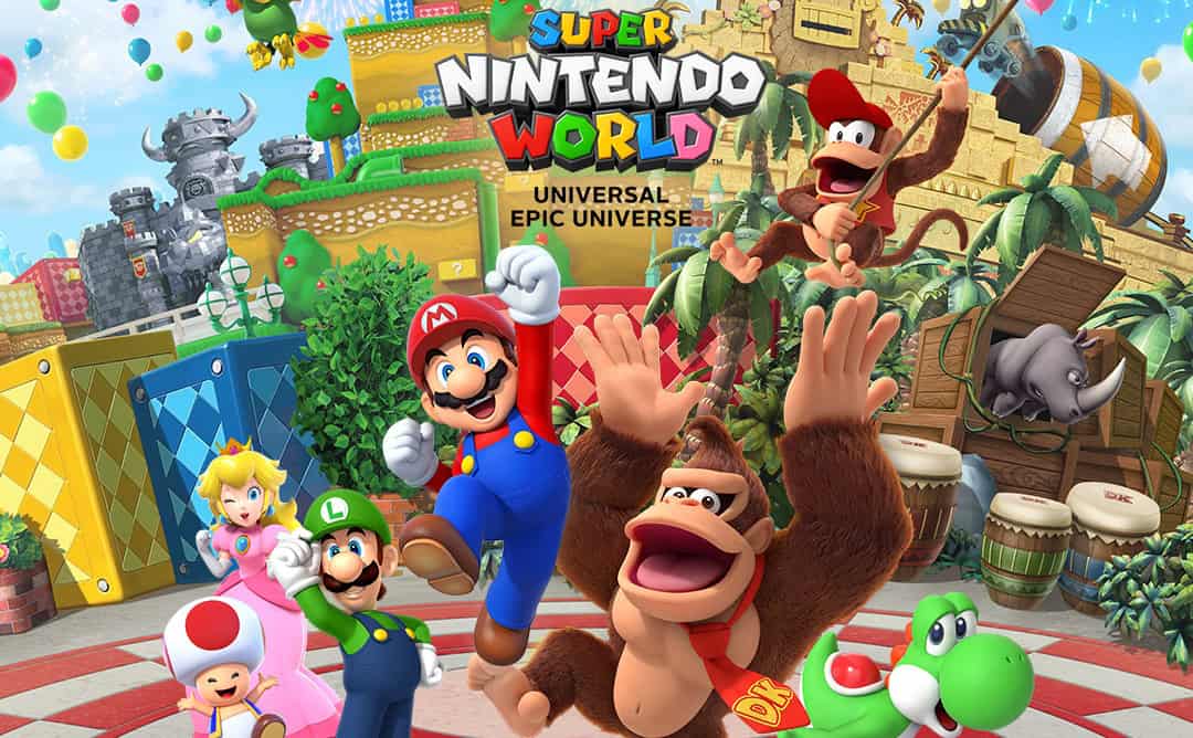 Super Nintendo World Epic Universe | The Outerhaven Super Nintendo World, Shigeru Miyamoto