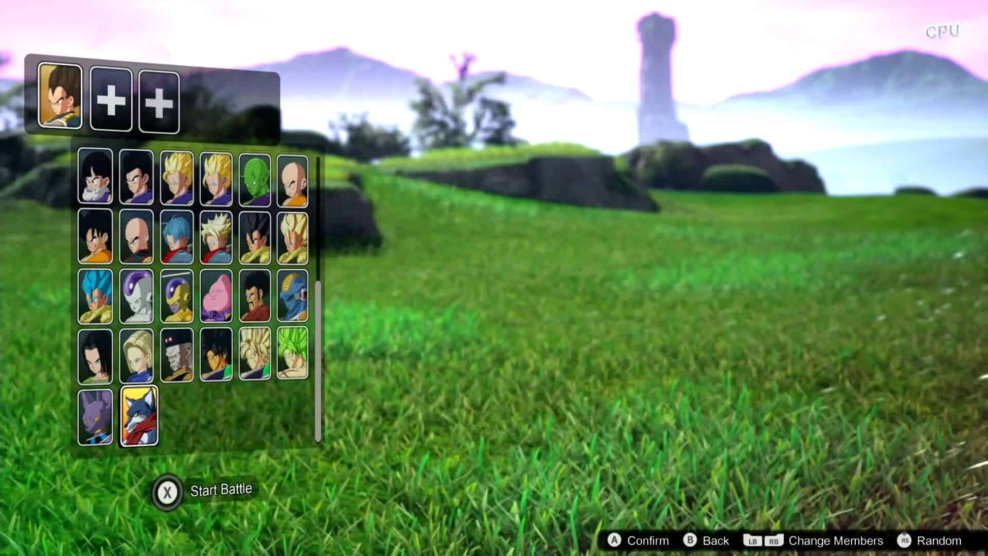 Character Select Screen Dragon Ball Sparking Zero | The Outerhaven Dragon Ball: Sparking! Zero - Select your character
