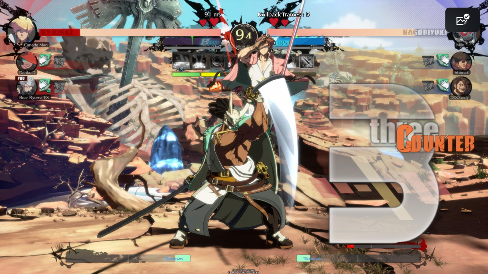 Guilty Gear Strive Team of 3