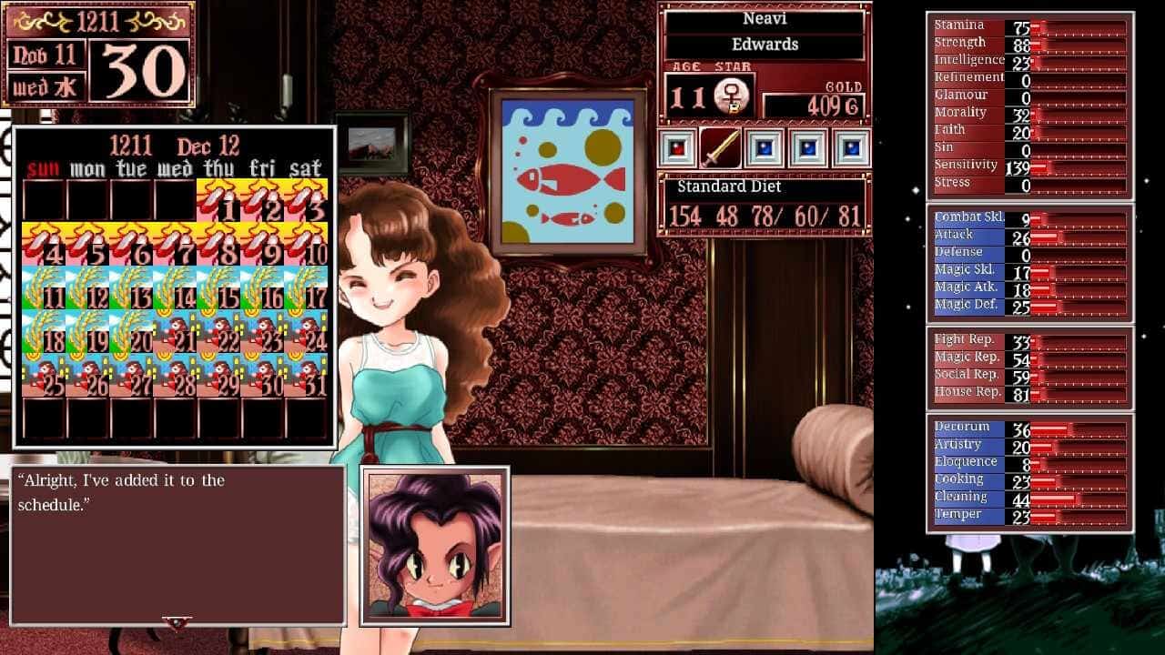 Princess Maker 2 Regeneration Screenshot | The Outerhaven