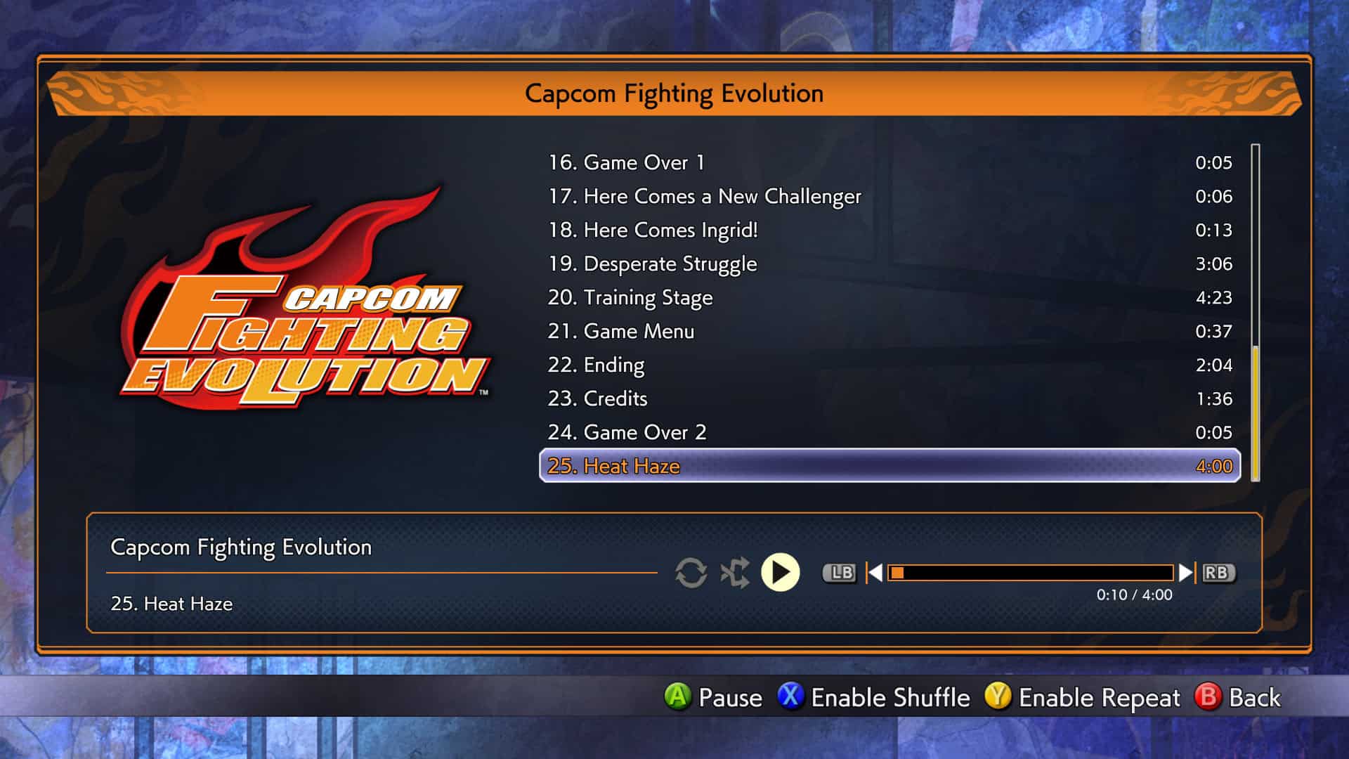 Capcom_Fighting_Collection_2_-_Music_Player | The Outerhaven Capcom Fighting Collection 2