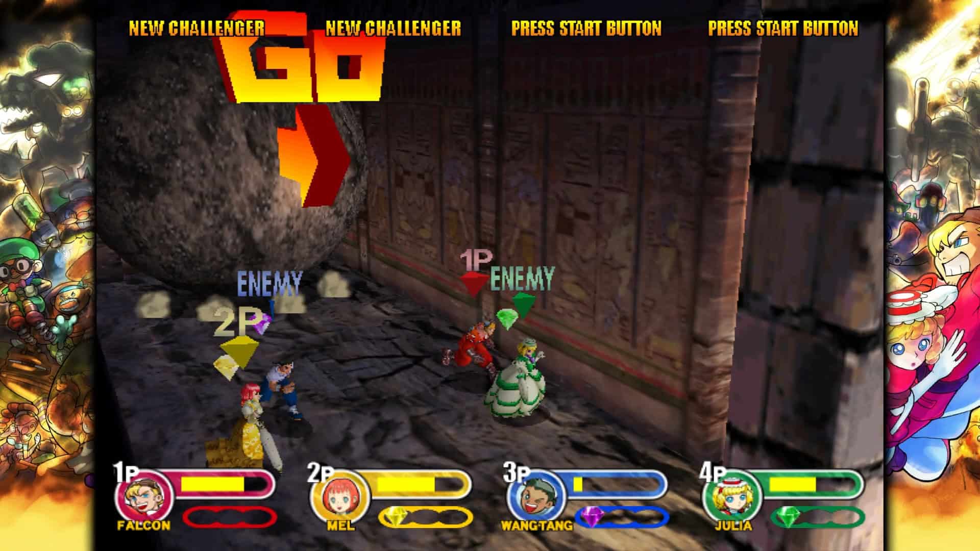 Capcom_Fighting_Collection_2_-_Power_Stone_2_Screenshot | The Outerhaven Capcom Fighting Collection 2