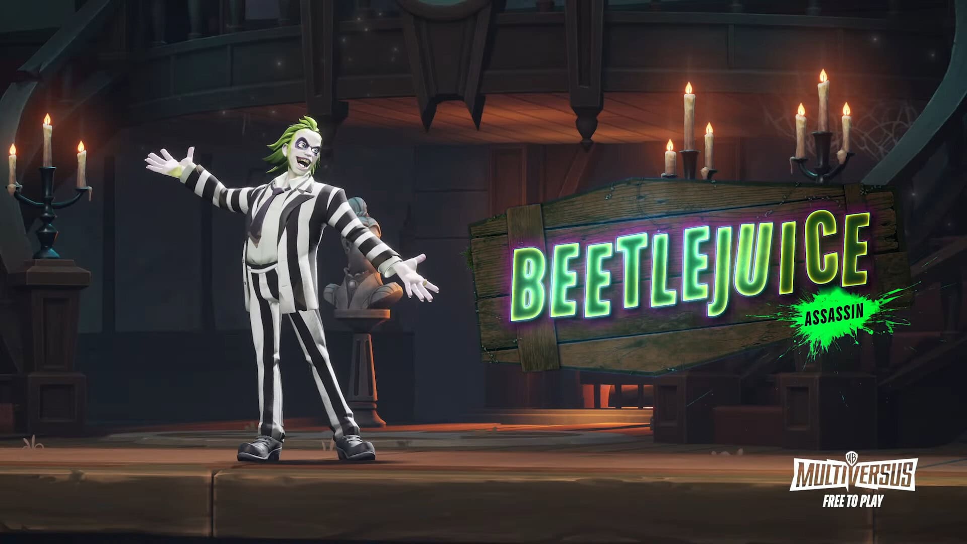 MultiVersus - Official Beetlejuice “What’s My Name” Gameplay Trailer 0-17 screenshot | The Outerhaven MultiVersus Beetlejuice reveal
