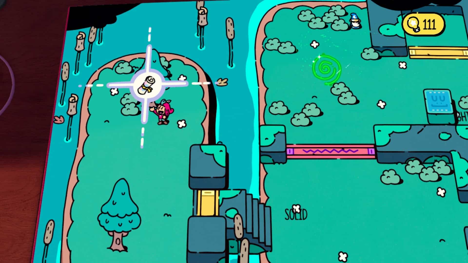 The Plucky Squire - Jot finds a artbook piece | The Outerhaven The Plucky Squire - Jot finds a artbook piece