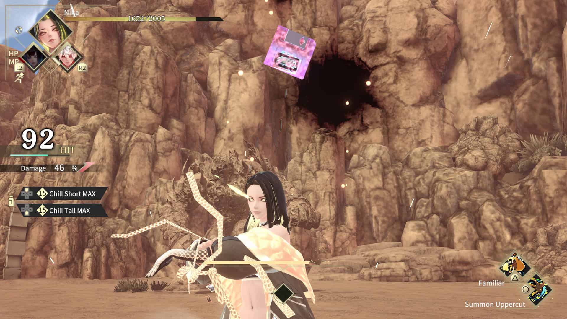 Reynatis Nika | The Outerhaven Victory pose of Nika in Reynatis