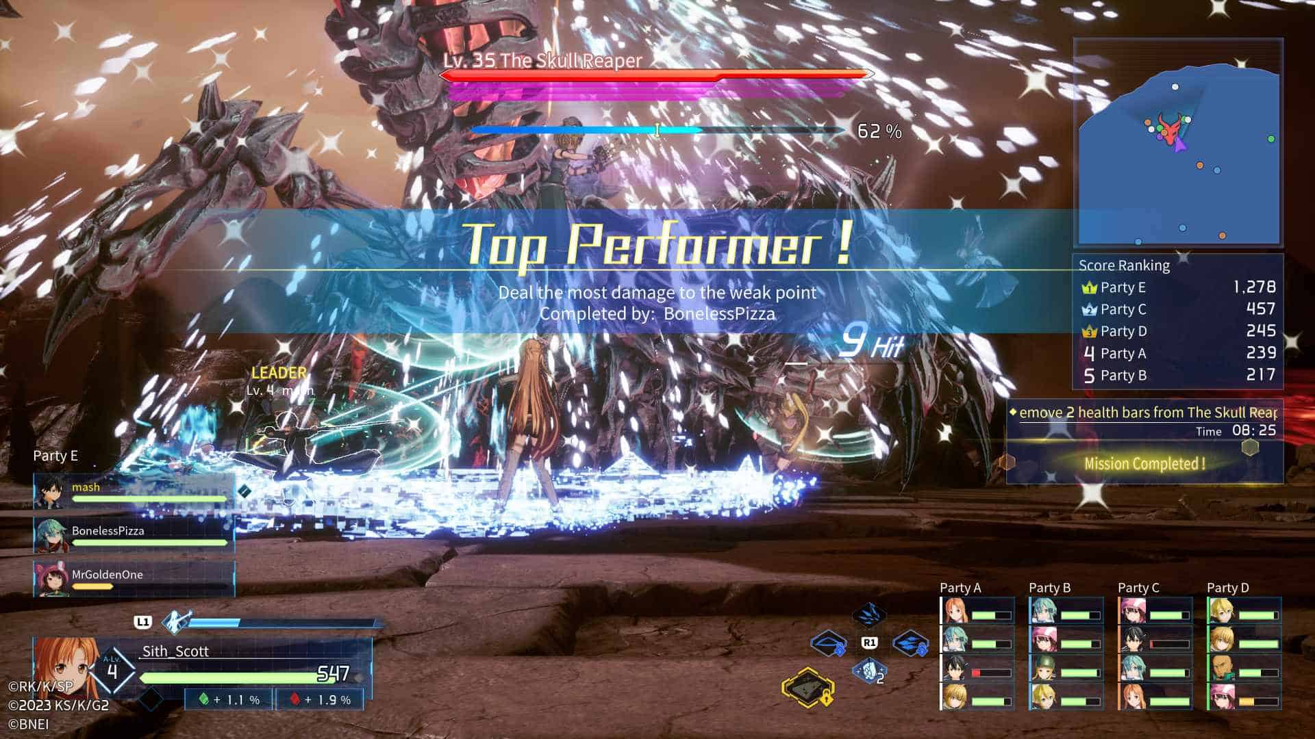 Sword Art Online Fractured Daydream Boss | The Outerhaven