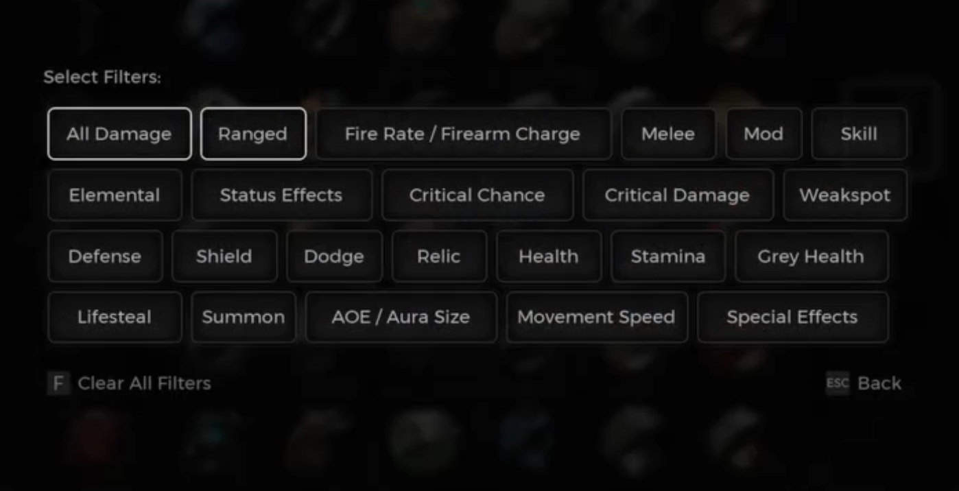 Remnant 2 - Filtering all your crap | The Outerhaven Remnant 2 - Filtering all your crap