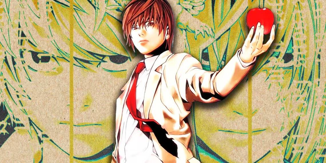 light-yagami-holding-apple | The Outerhaven