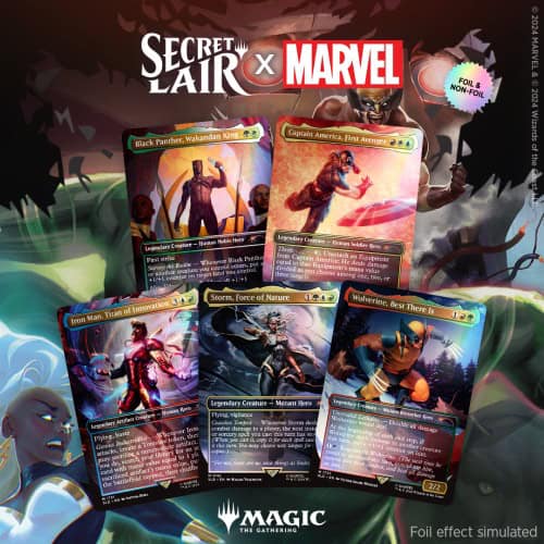 Marvel x Secret Lair Magic: The Gathering Cards Revealed