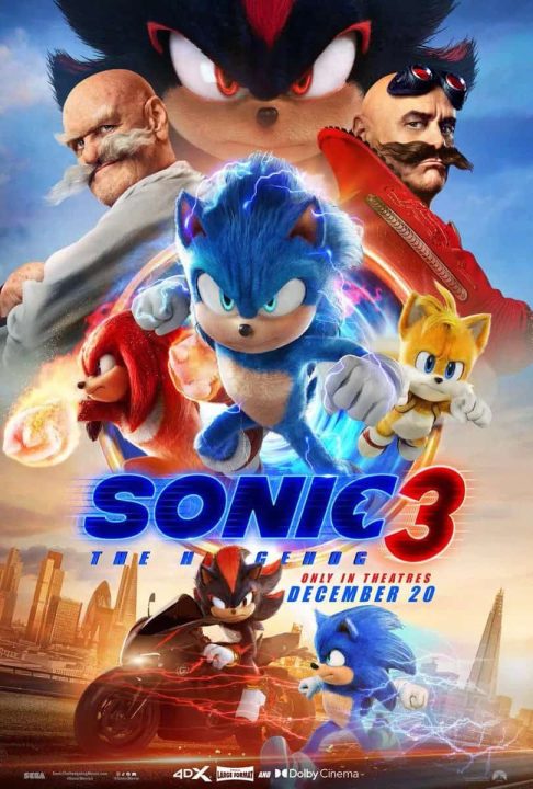 Sonic 3 Poster | The Outerhaven Sonic The Hedgehog 3
