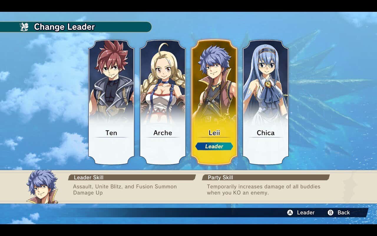 Farmagia screenshot party menu | The Outerhaven