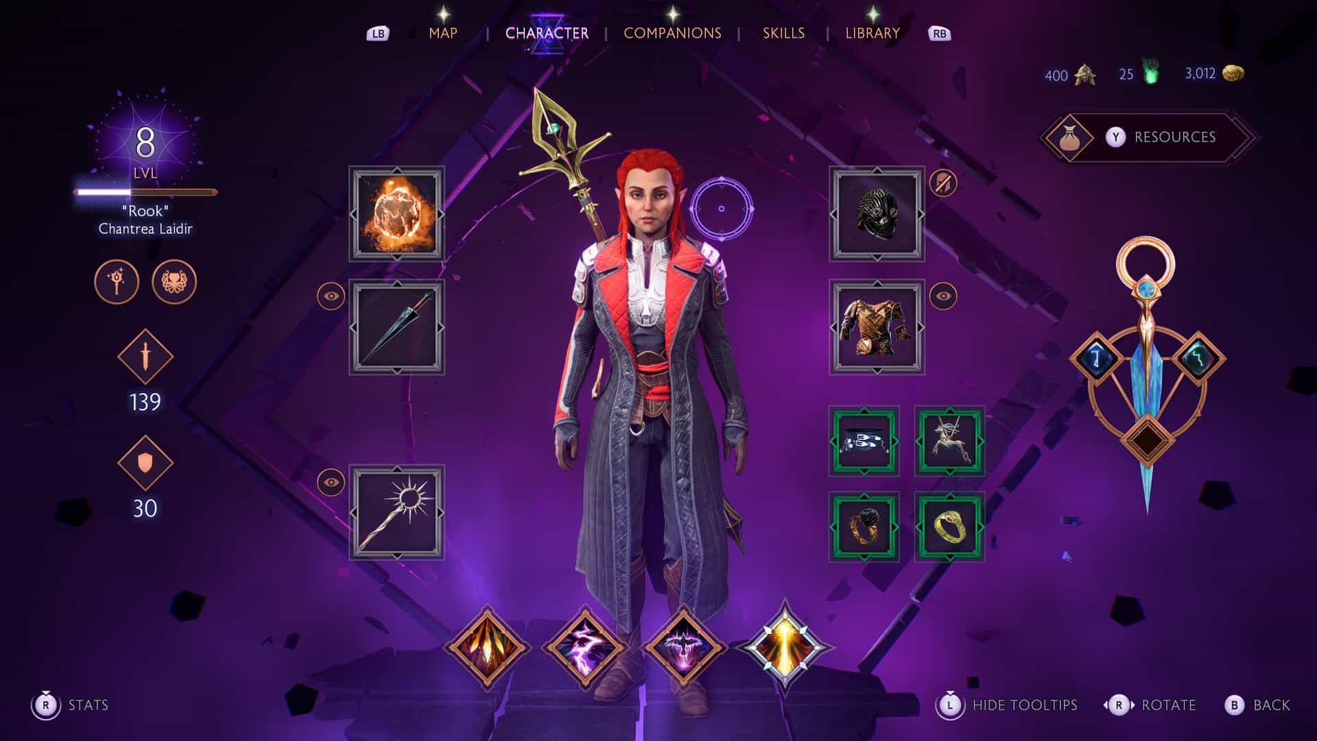Dragon Age The Veilguard Eqipment Screen | The Outerhaven