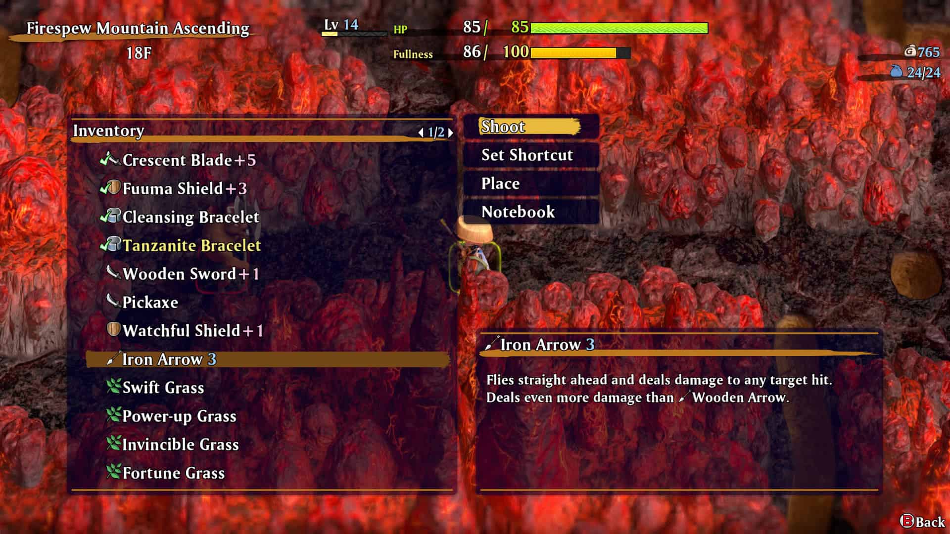 Shiren The Wanderer: The Mysterious Dungeon of Serpentcoil Island Menu | The Outerhaven