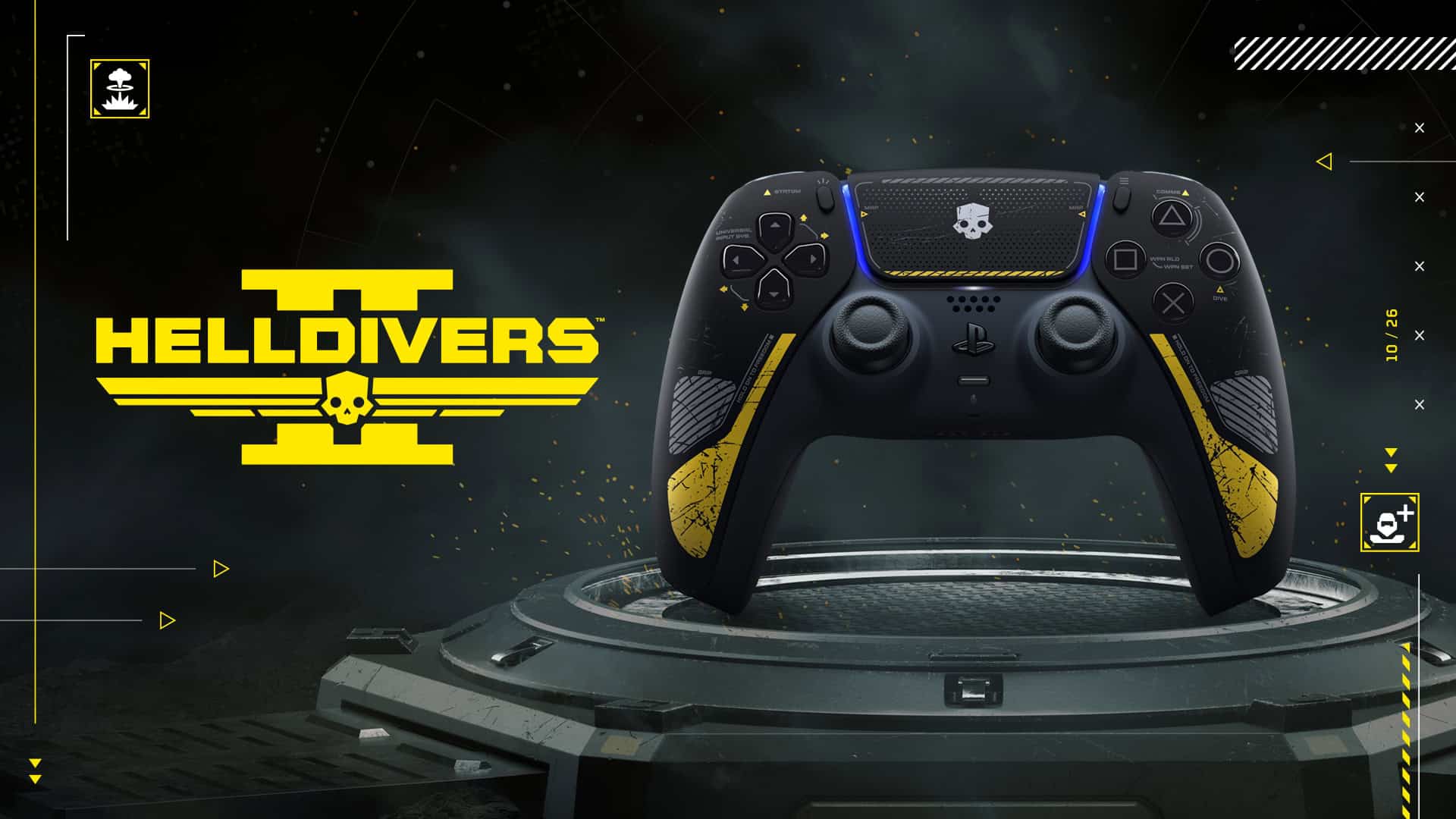 Helldivers 2 Limited Edition Dualsense | The Outerhaven Helldivers 2 Limited Edition Dualsense Controller