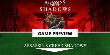 Assassin's Creed Shadows Key Art with The Outerhaven's Preview Banner