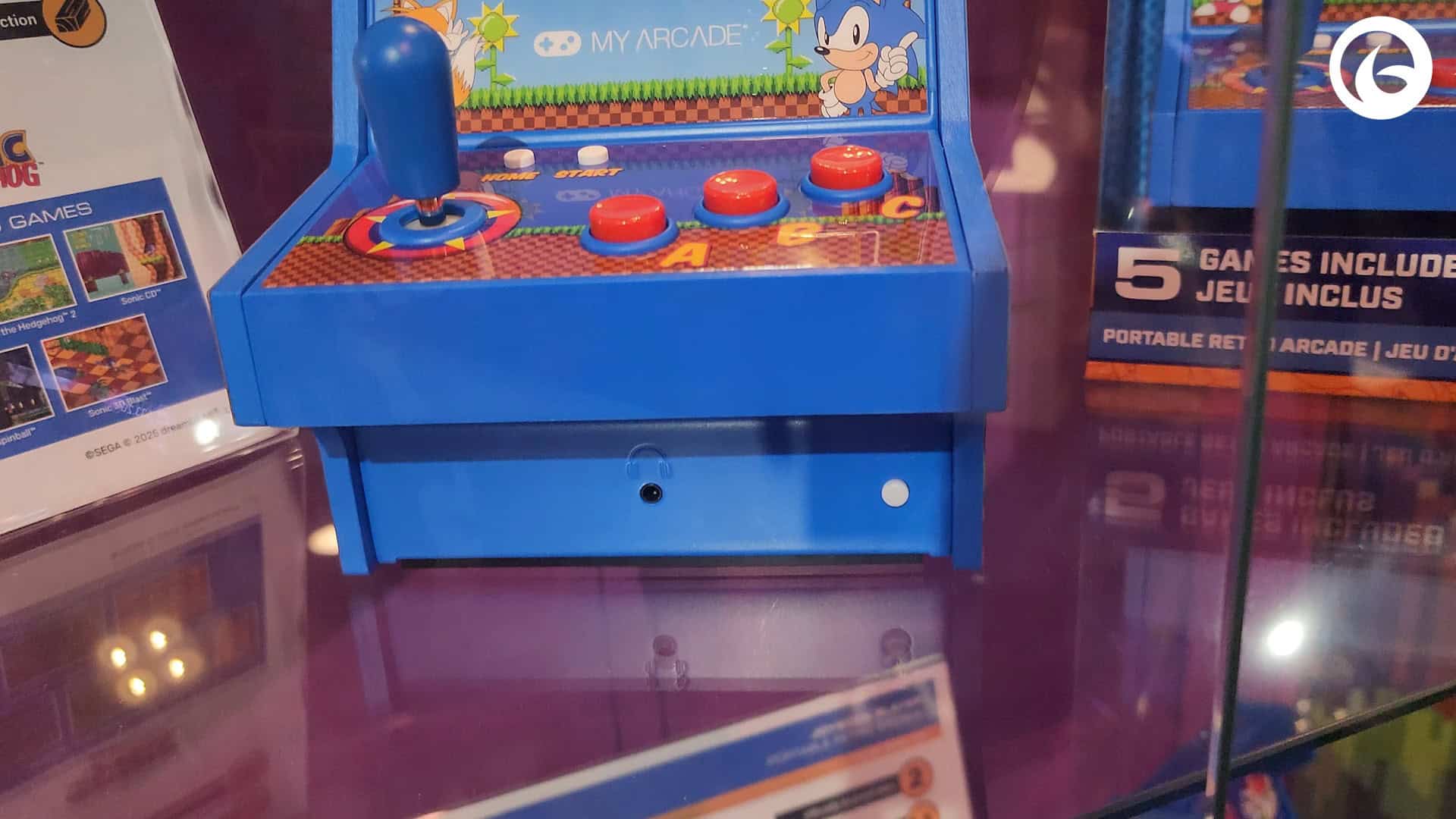CES 2025-My Arcade Sonic the Hedgehog mini-cab-05 | The Outerhaven CES 2025-My Arcade Sonic the Hedgehog mini-cab-05