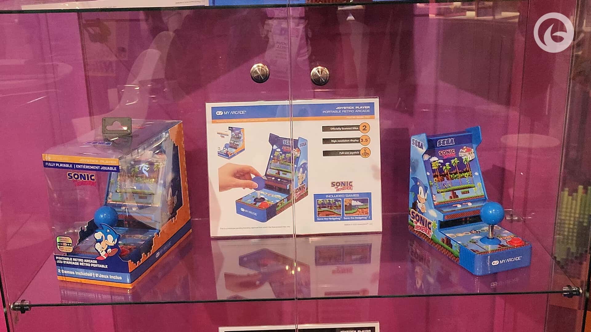 CES 2025-My Arcade Sonic the Hedgehog mini-cab-06 | The Outerhaven CES 2025-My Arcade Sonic the Hedgehog mini-cab-06