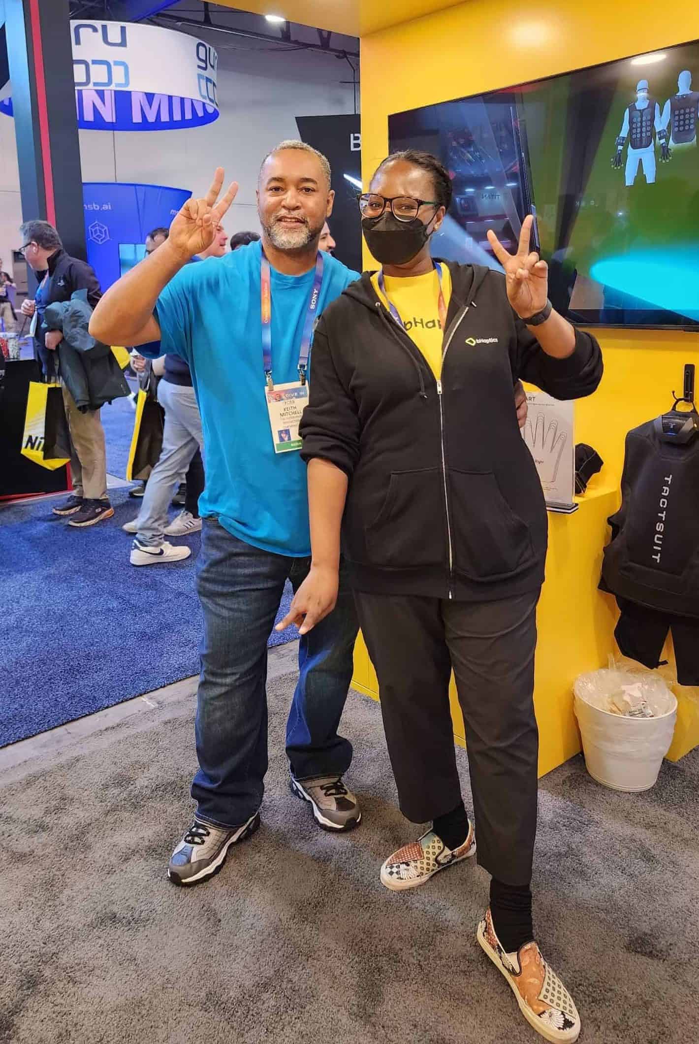 CES 2025 - bHaptics Keith and Deborah | The Outerhaven CES 2025 - bHaptics Keith and Deborah