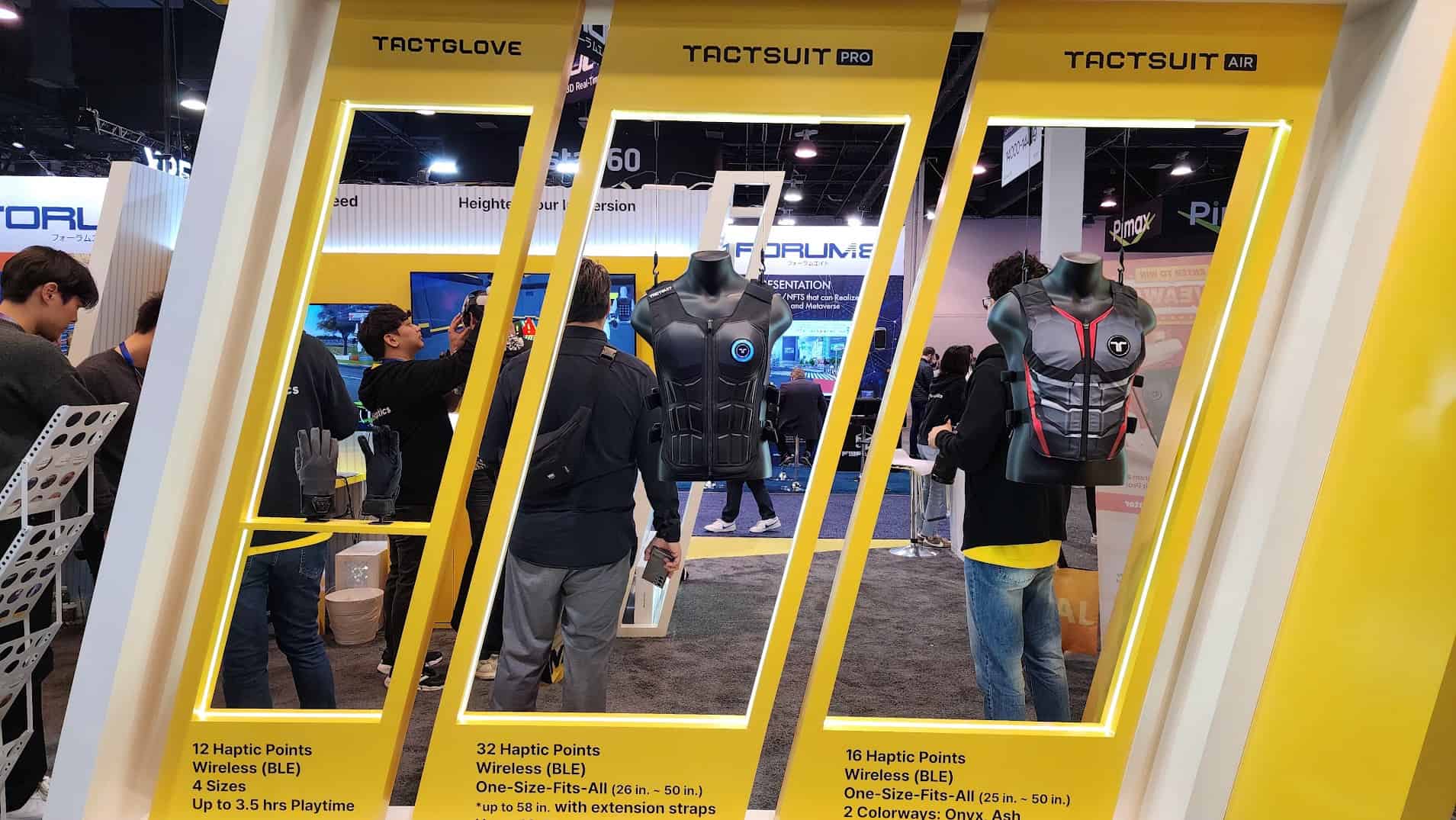 CES 2025 - bHaptics Tactsuit Pro display | The Outerhaven CES 2025 - bHaptics Tactsuit Pro display