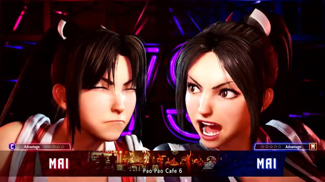 Mai Shiranui intro and faces SF6 0-26 screenshot | The Outerhaven Mai Shiranui Street Fighter 6