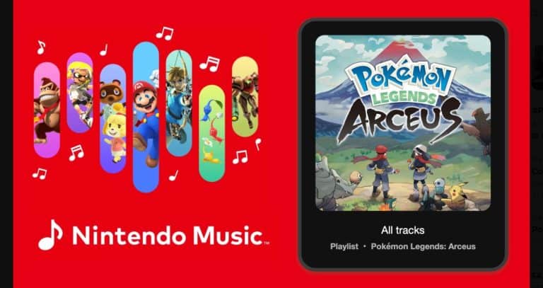 Pokémon Legends Arceus, Nintendo Music