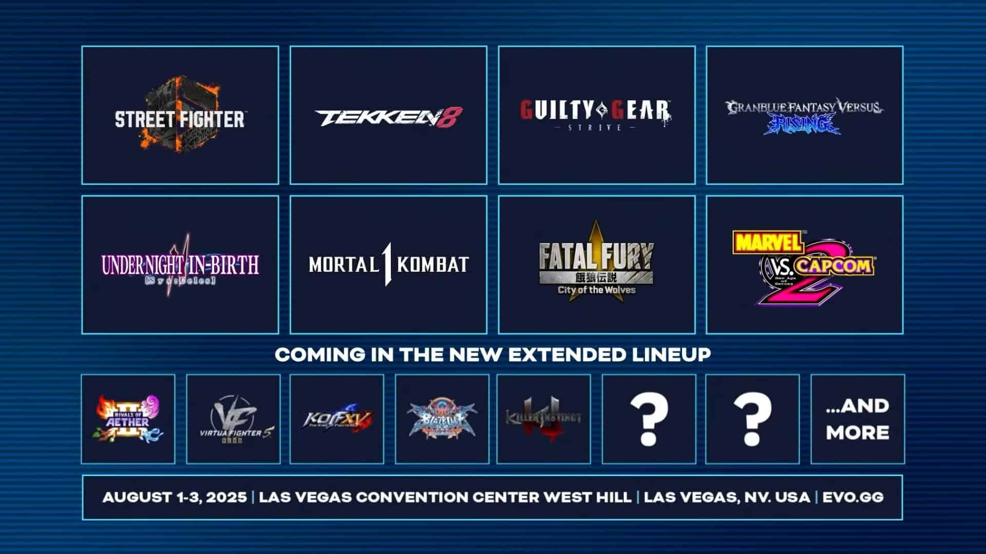 The 2025 Evo Announcement Show 38-42 screenshot | The Outerhaven Evo 2025