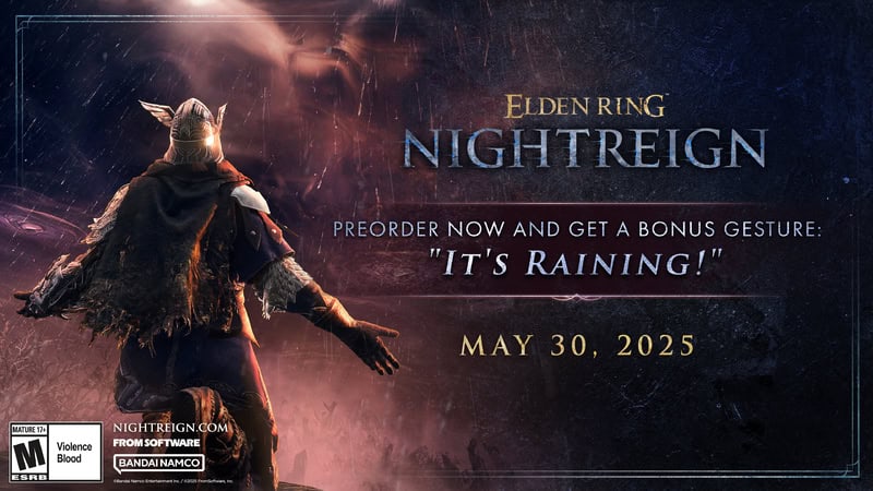 Elden Ring Nightreign its raining gesture