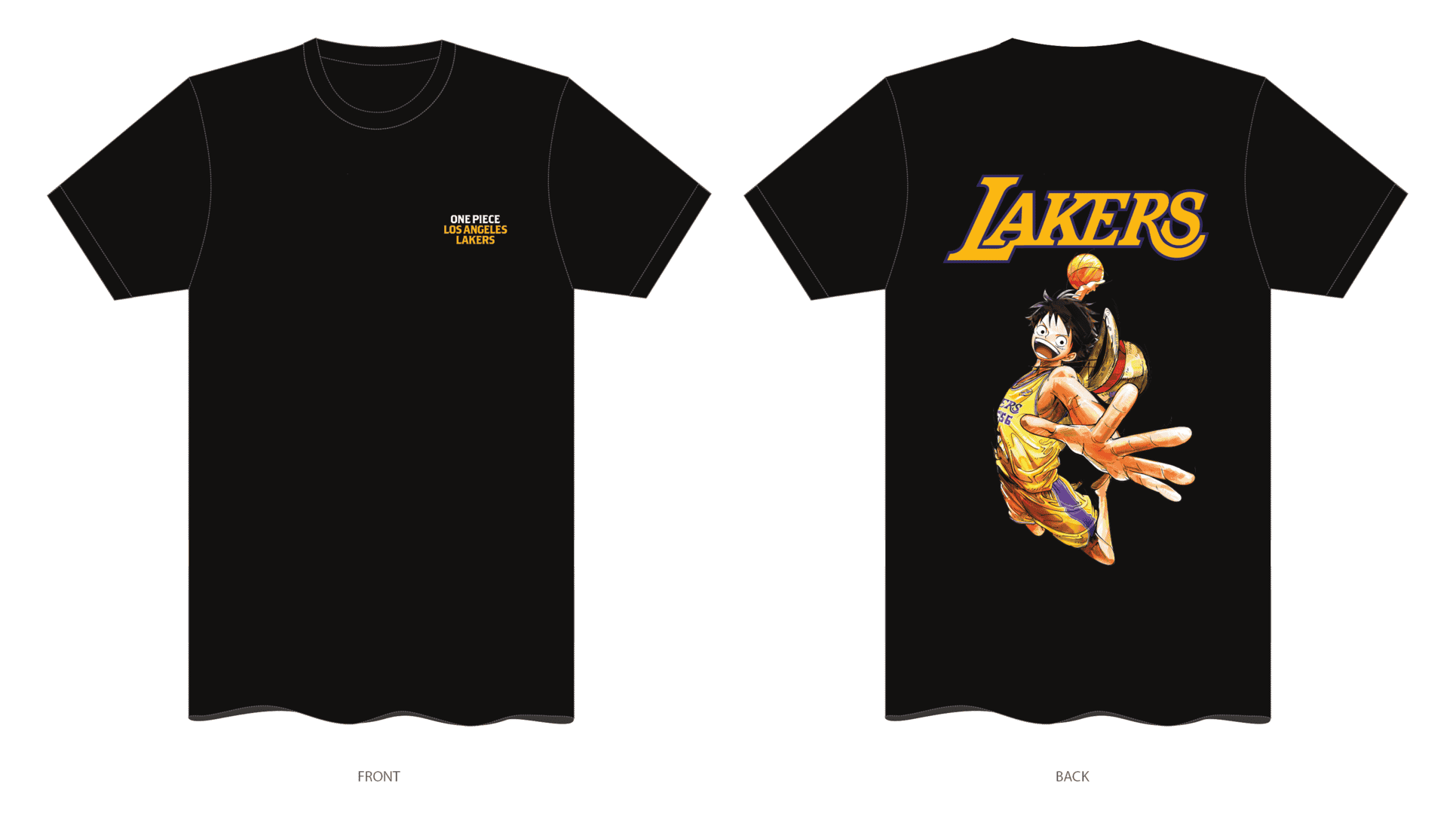 ONE PIECE Limited Edition T-shirt Front Back | The Outerhaven