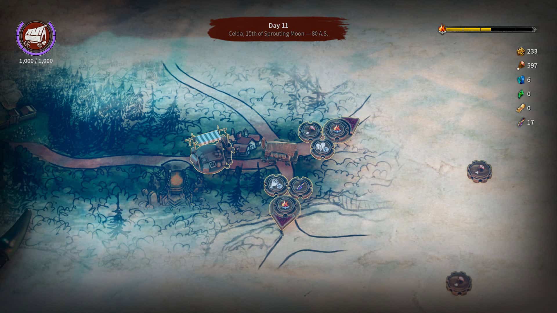 Wartorn Wagon | The Outerhaven Screenshot of the traveling wagon in Wartorn