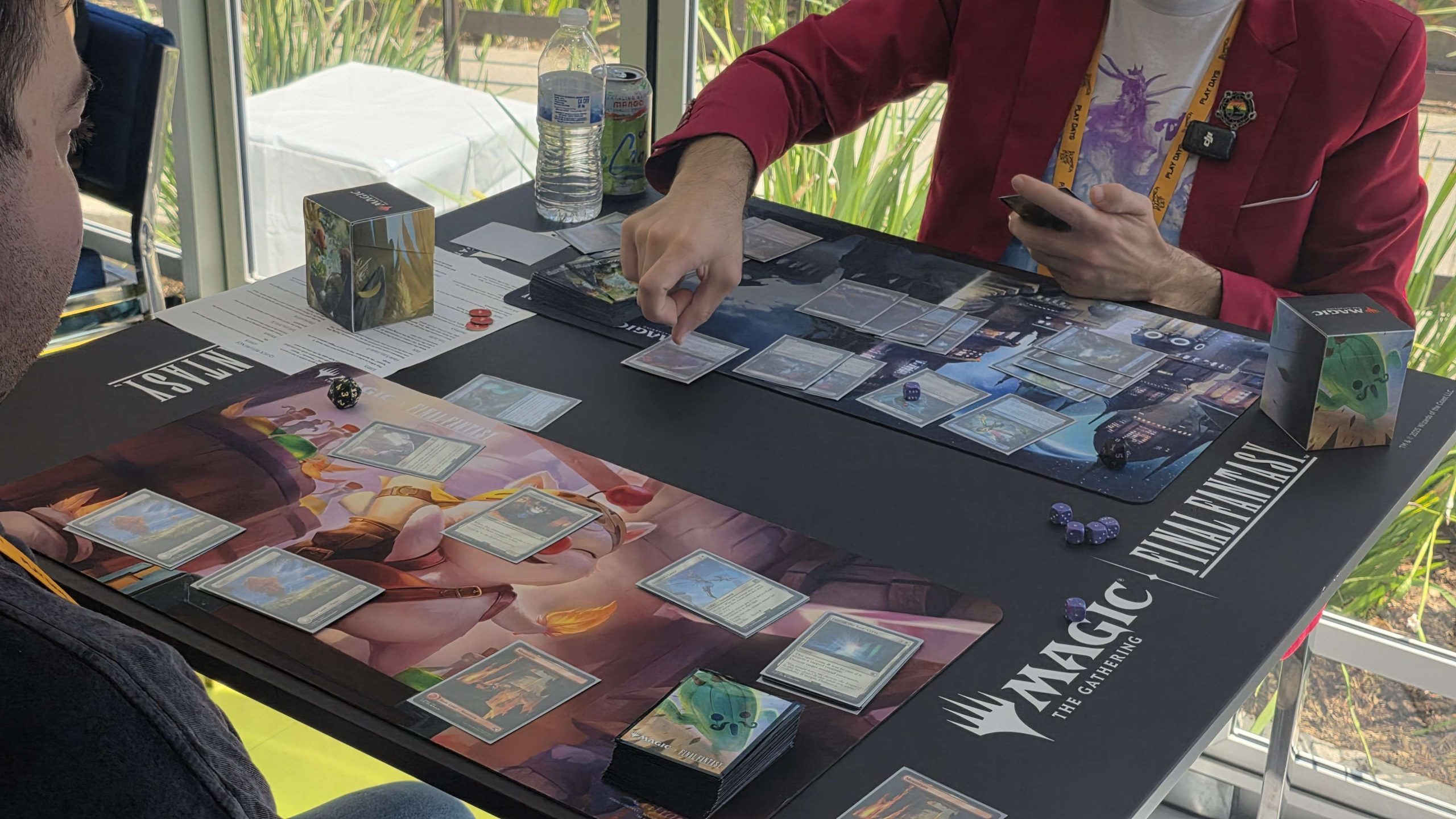 Magic the Gathering x Final Fantasy Gavin dueling Scott