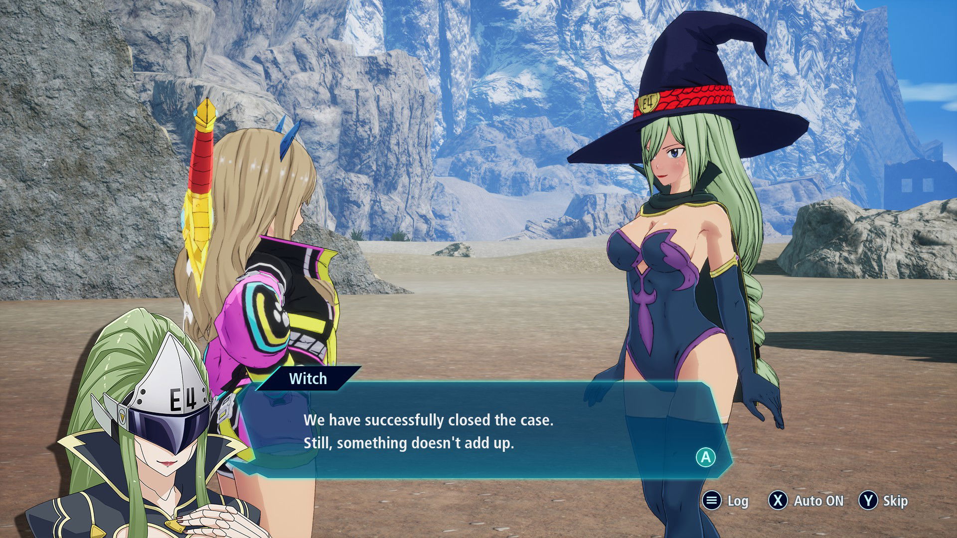 Screenshot of Rebecca and Witch in Edens Zero