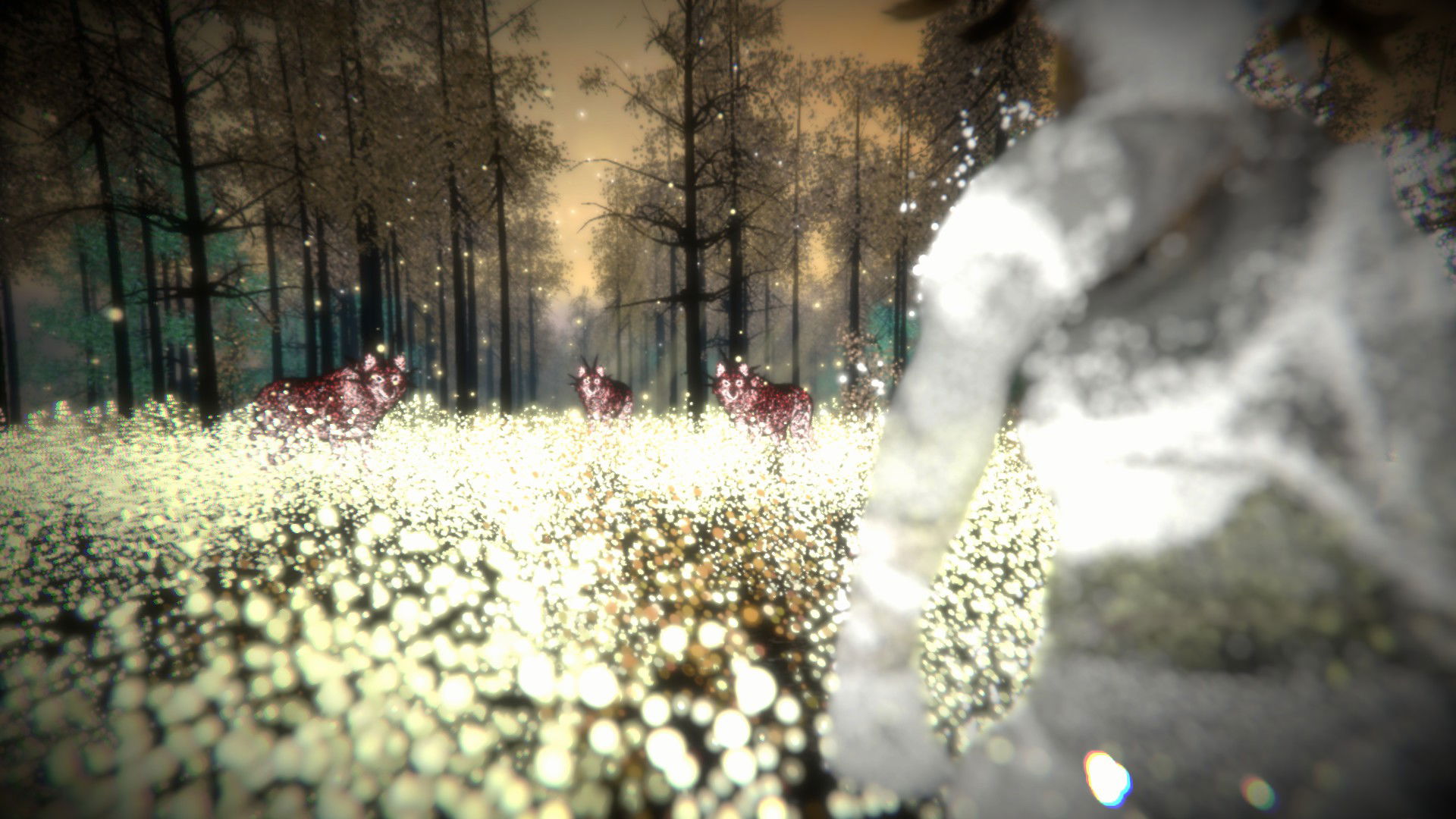 Exploration screenshot of Particle Hearts