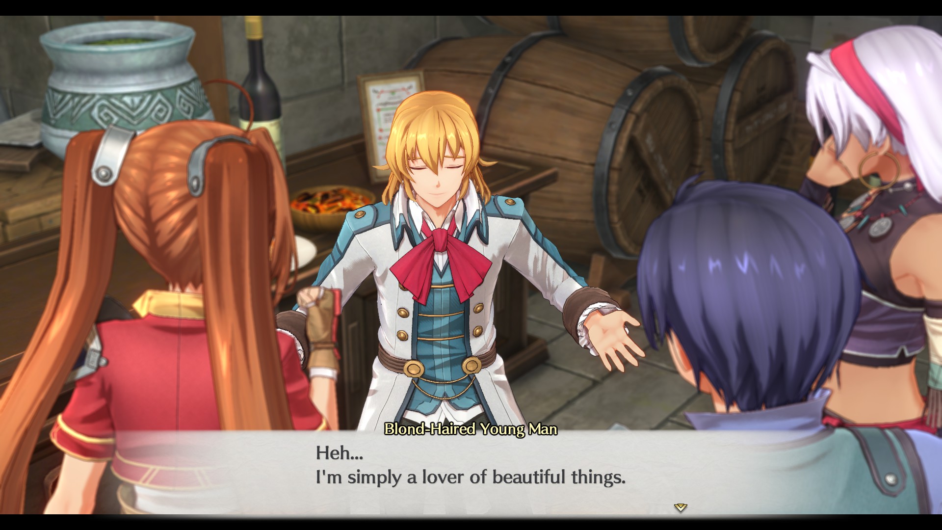 20250911161413_1 | The Outerhaven Screenshot of Olivier in Trails in the Sky 1st Chapter