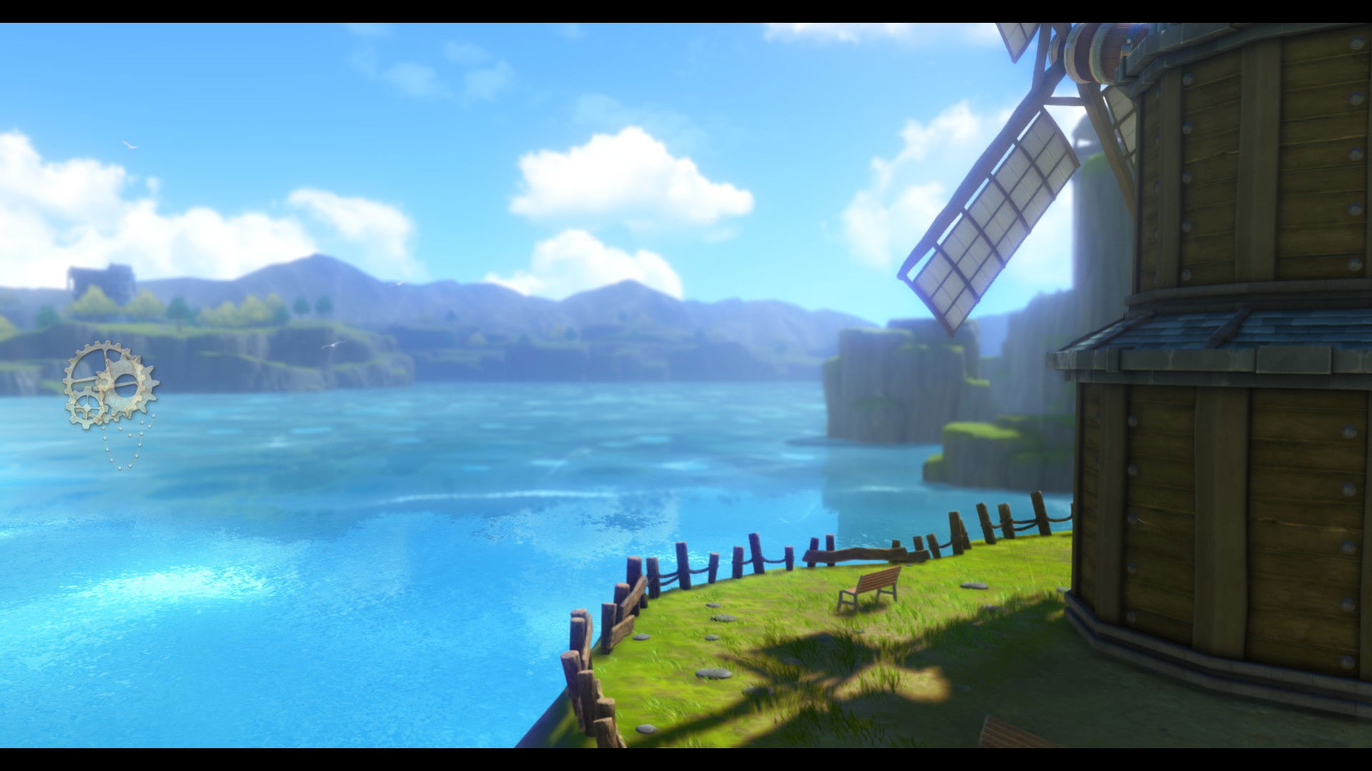 Screenshot of the windmill in Trails in the Sky 1st Chapter