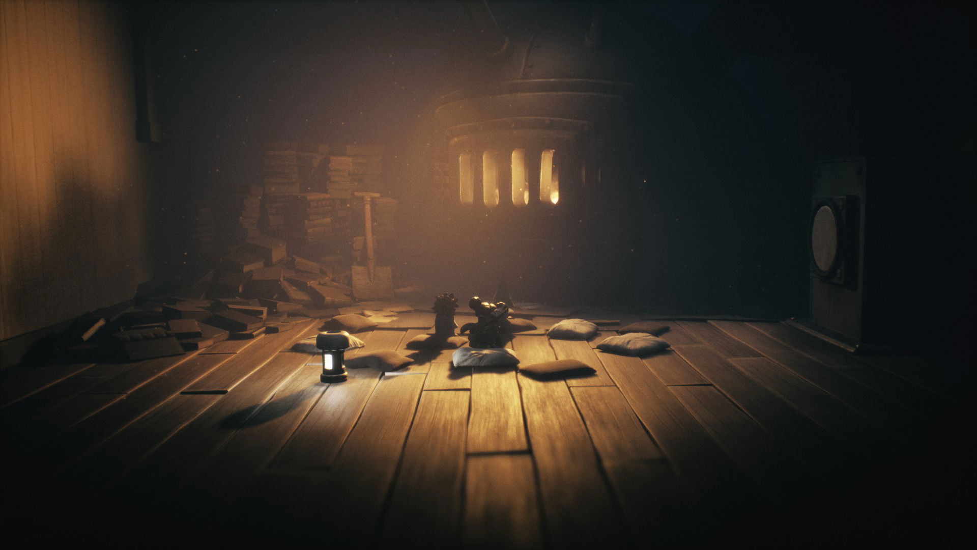Screenshot next to a furnace in Little Nightmares III