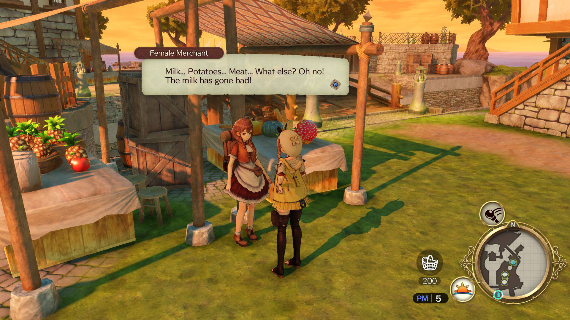 Dialogue box with a citizen in Kurken Village from Atelier Ryza: Ever Darkness & The Secret Hideout DX