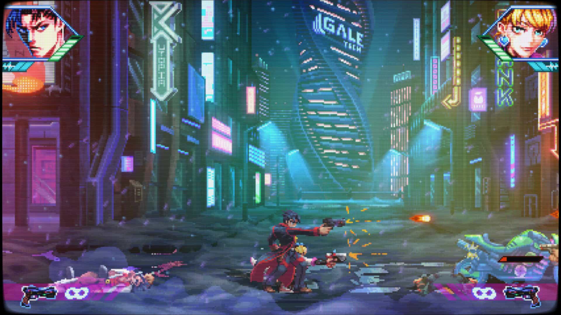 Neon Inferno city | The Outerhaven gameplay screenshot of Neon Inferno