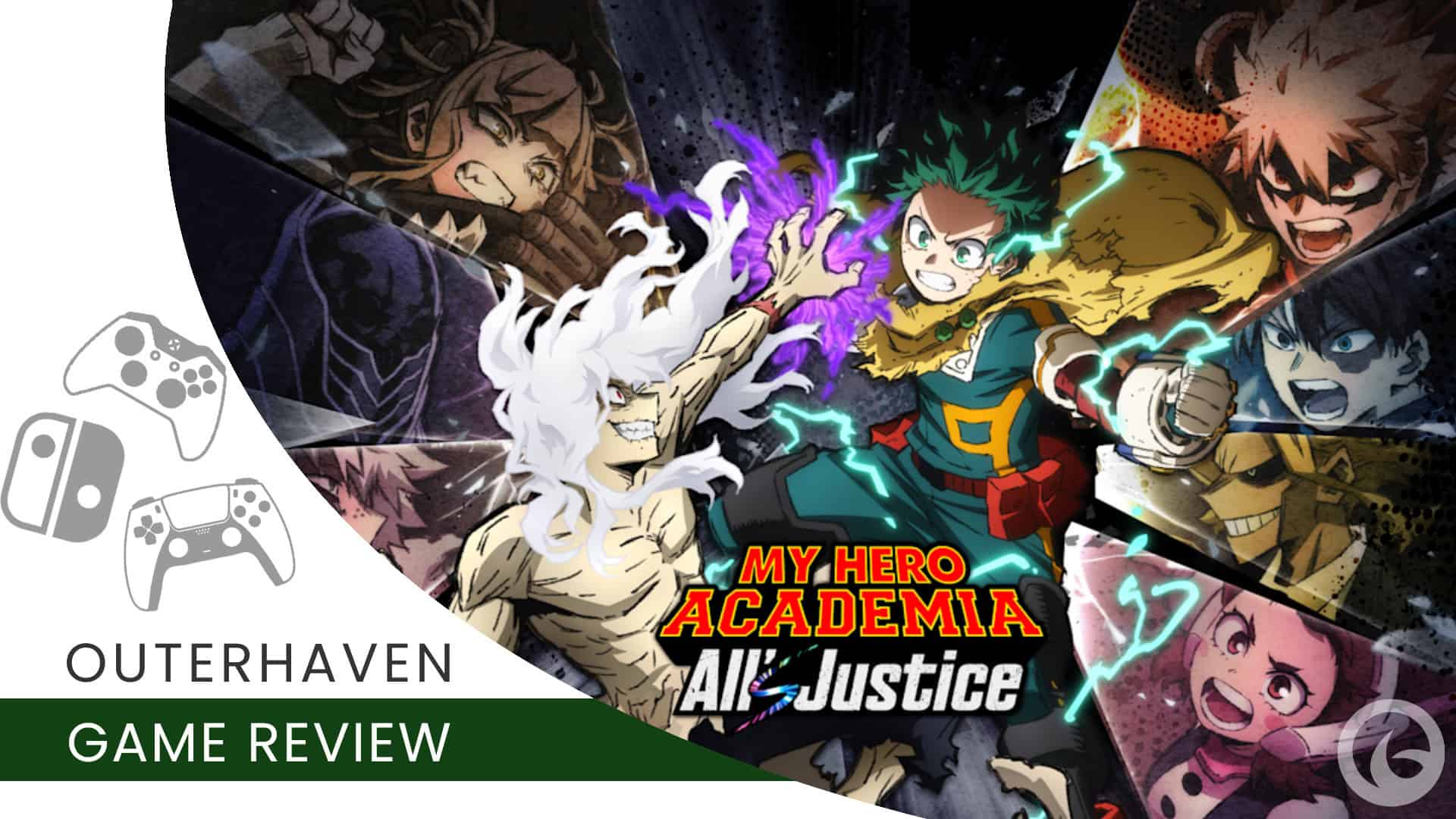 Alls justice review | The Outerhaven Video game review template for MY HERO ACADEMIA: All's Justice