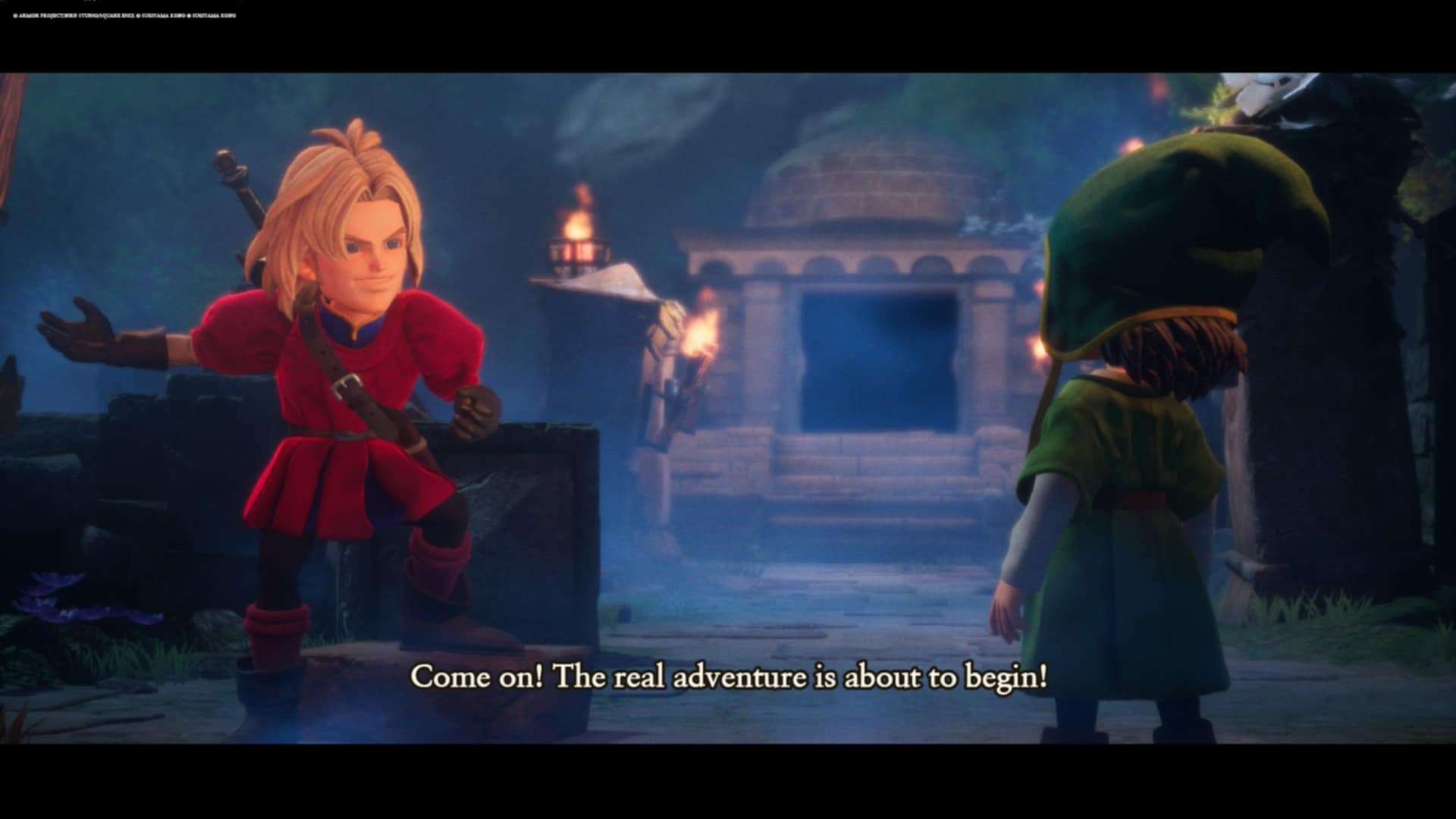 Screenshot of Keifer and Hero in Dragon Quest VII Reimagined