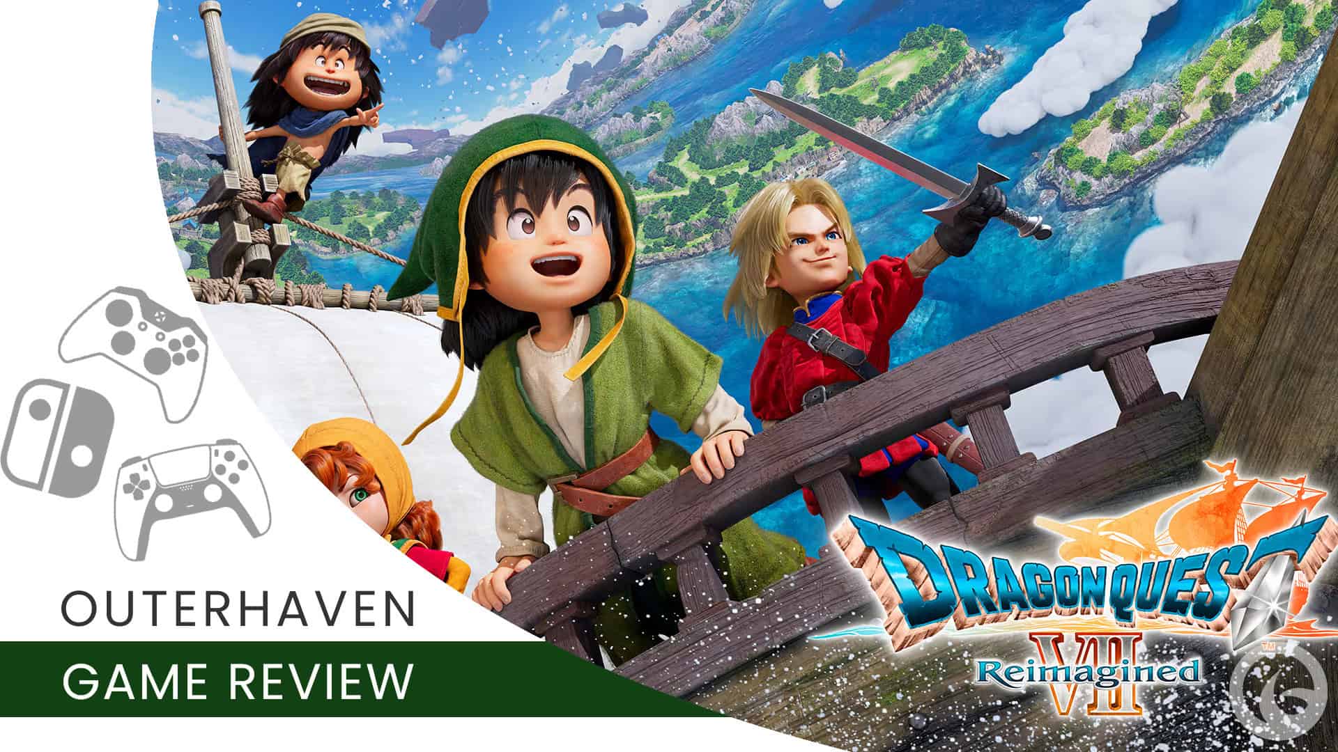 Dragon Quest VII Reimagined Review | The Outerhaven Video game review template for Dragon Quest VII Reimagined