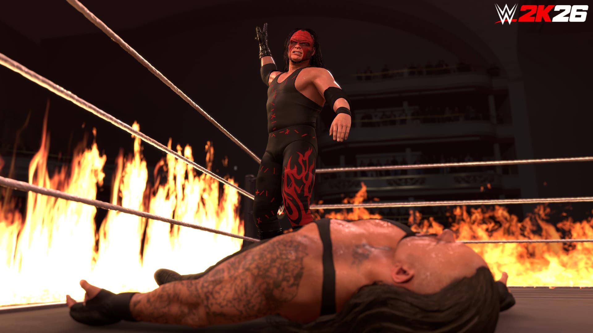 WWE 2K26 Kane and Undertaker Inferno Match