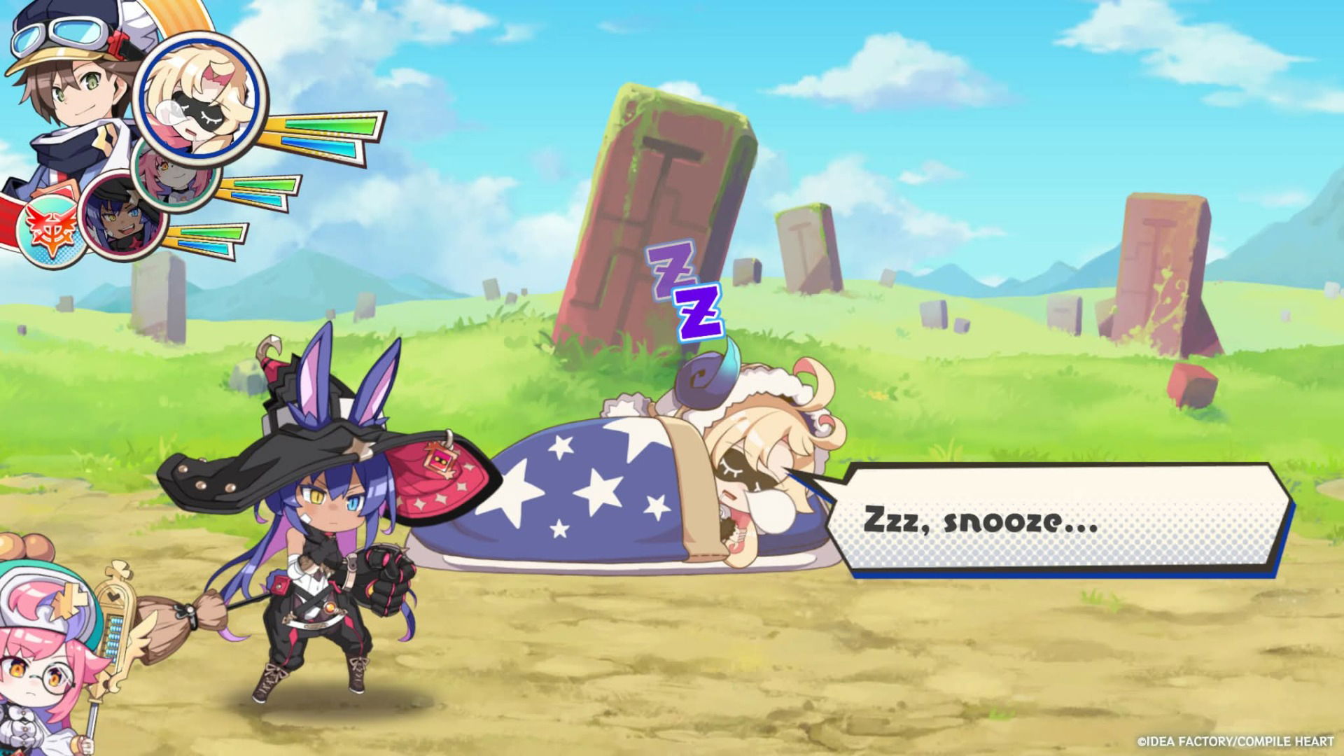 Calamity angels somnia | The Outerhaven Combat screenshot of Somnia in Calamity Angels: Special Delivery