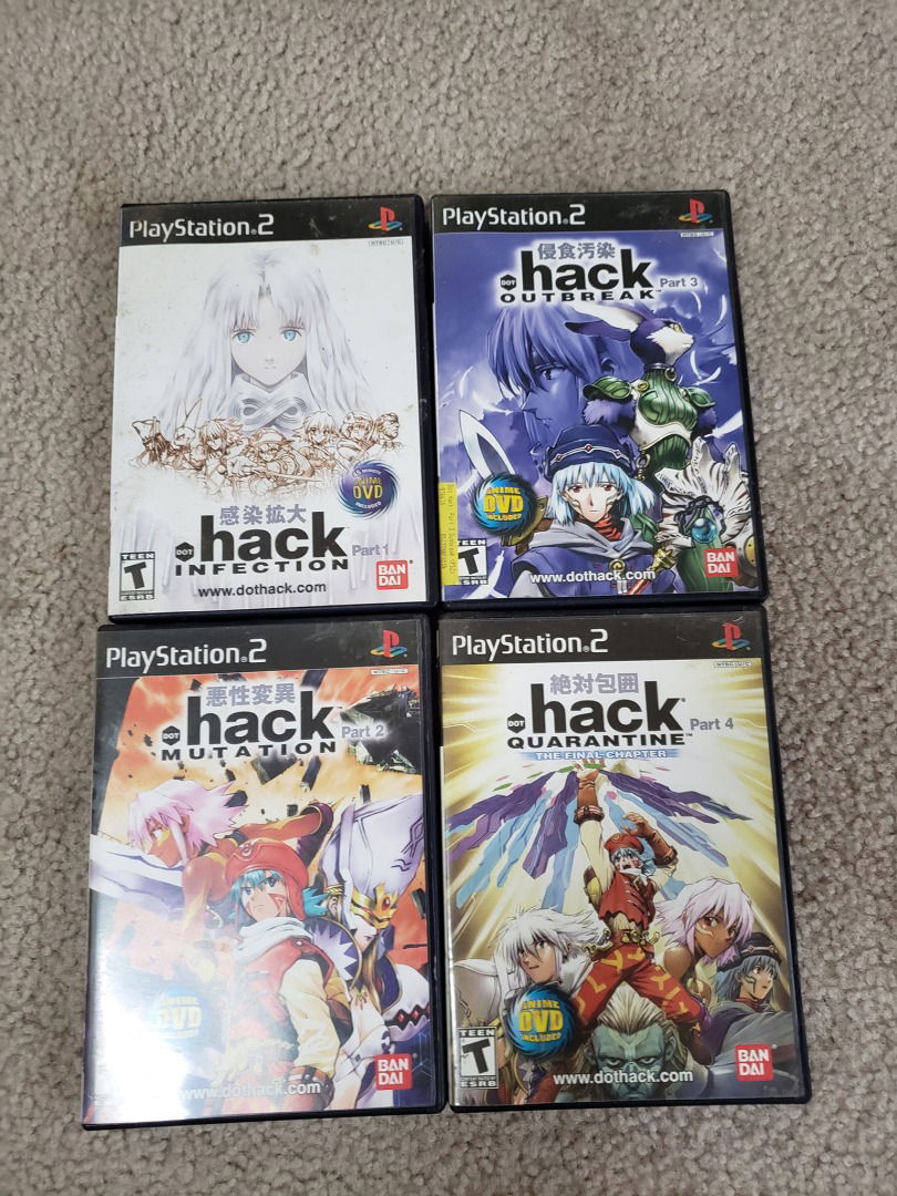 480137108_1216680390179183_3885151808082068335_n | The Outerhaven .hack quadrilogy image of all four games