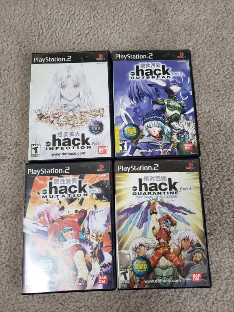 480137108_1216680390179183_3885151808082068335_n | The Outerhaven .hack quadrilogy image of all four games