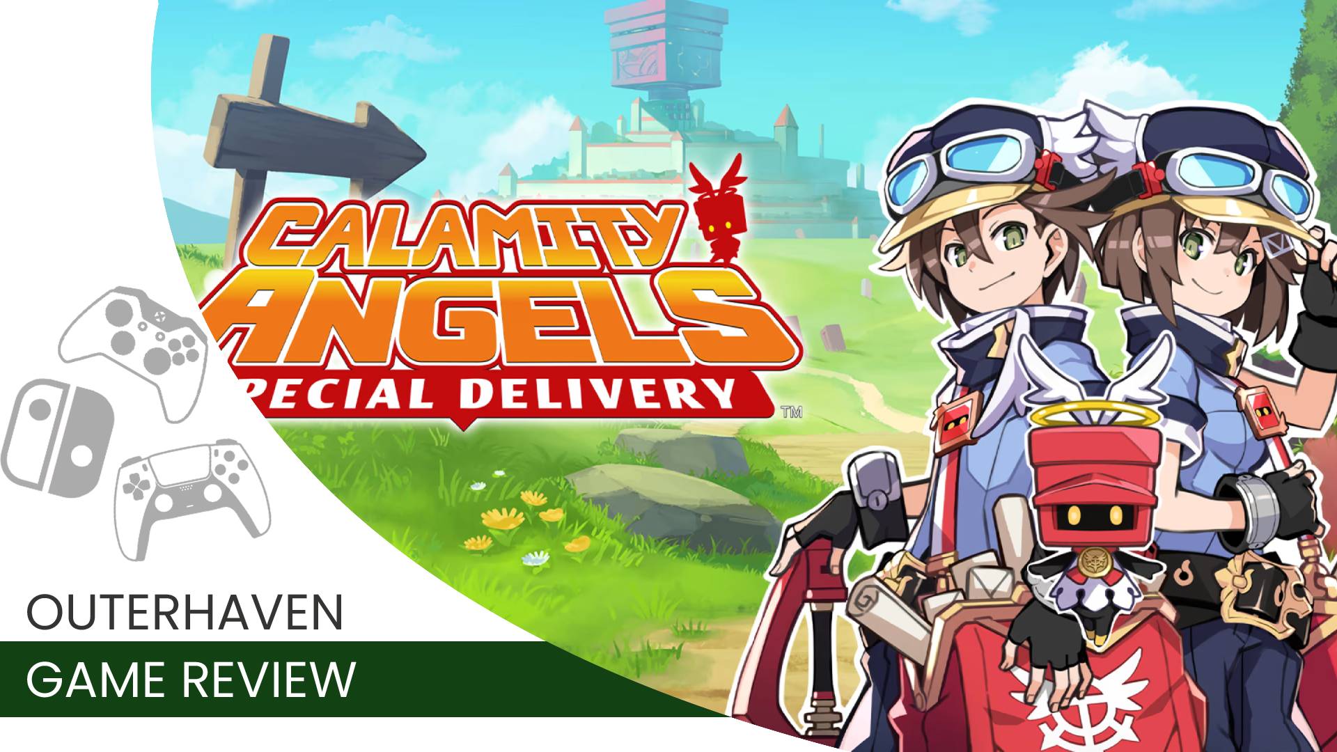 Calamity Angels Special Delivery review | The Outerhaven Video Game Review template for Calamity Angels: Special Delivery