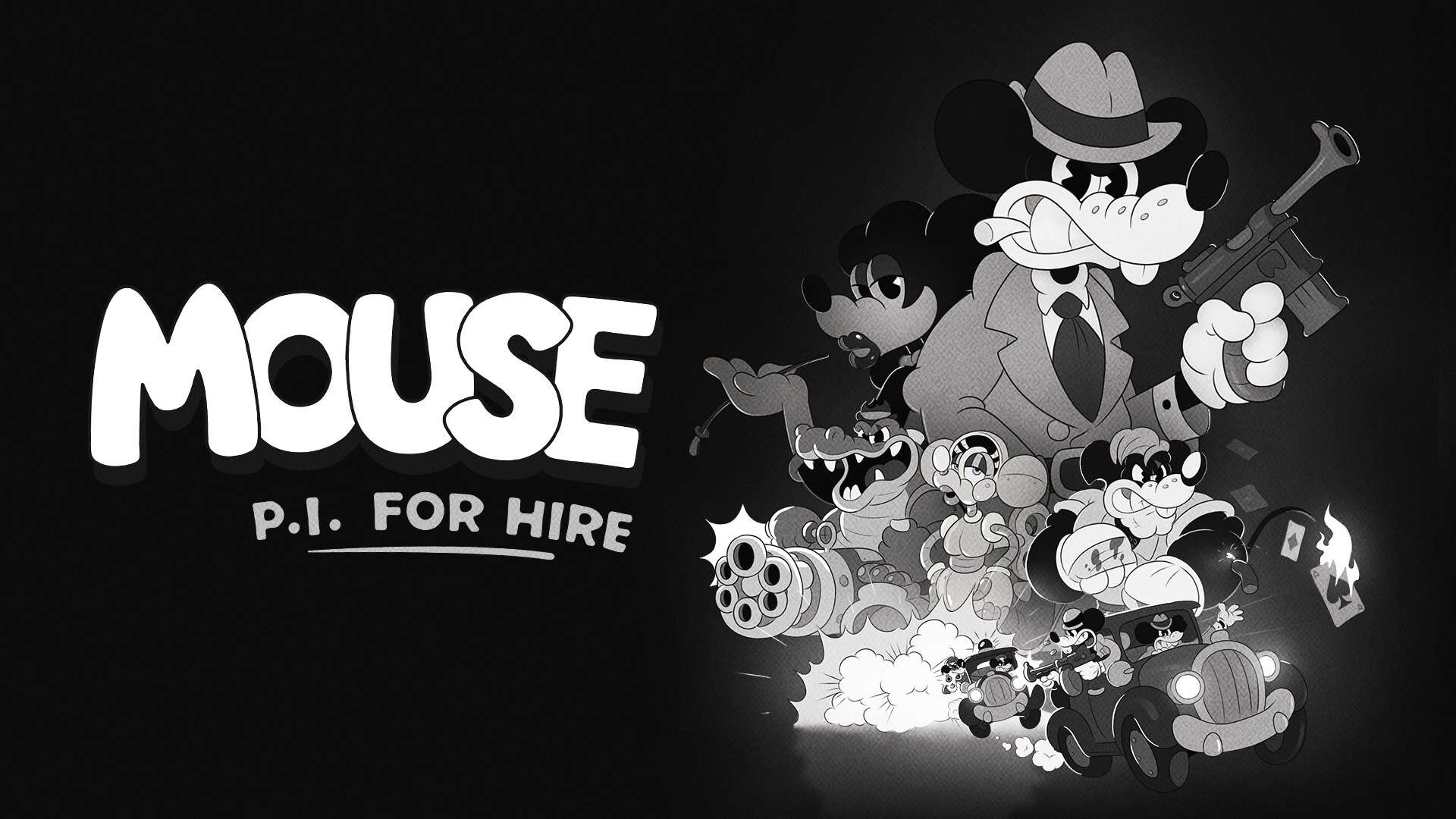 MOUSE PI For Hire - Key Art 1920x1080 | The Outerhaven MOUSE PI For Hire - Key Art 1920x1080