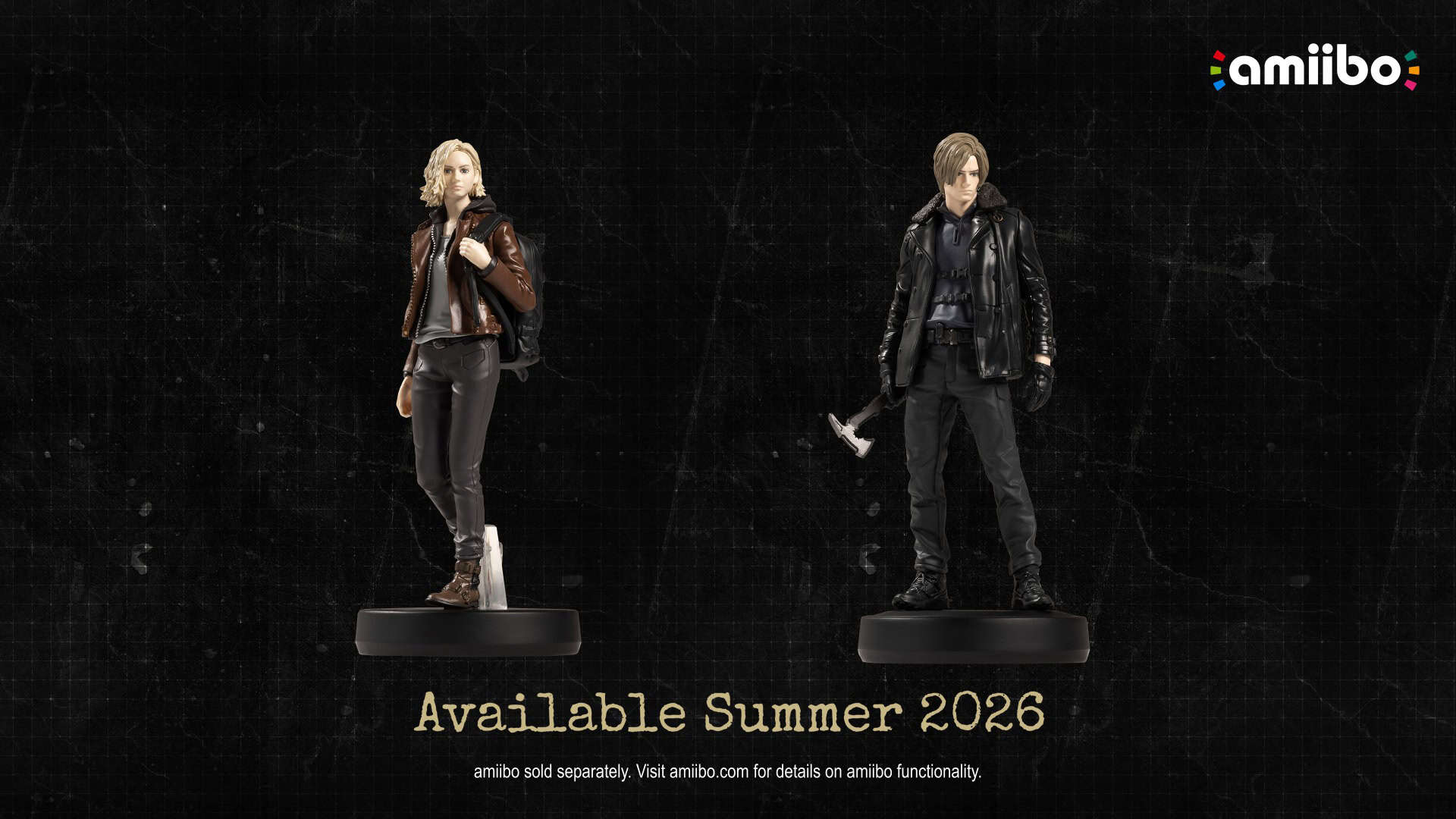 Resident Evil Requiem amiibo Grace Ashcroft Leon Kennedy