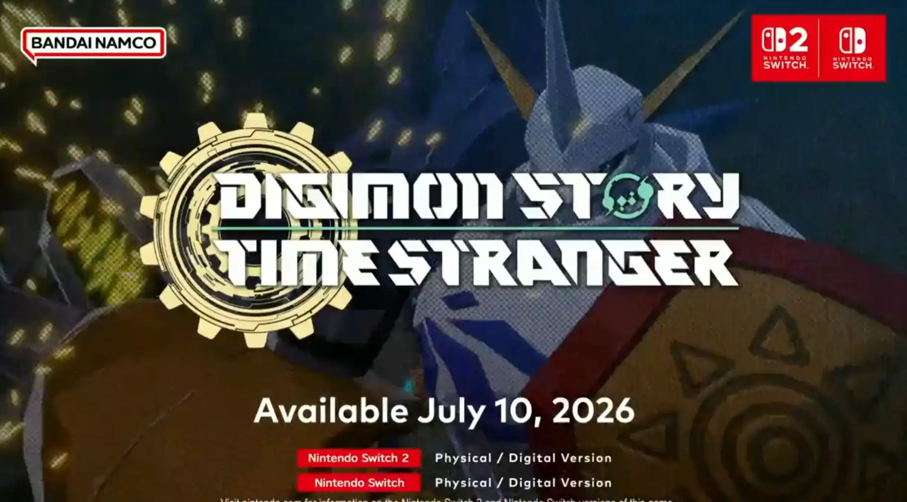 Nintendo graphic for Digimon Story Time Stranger