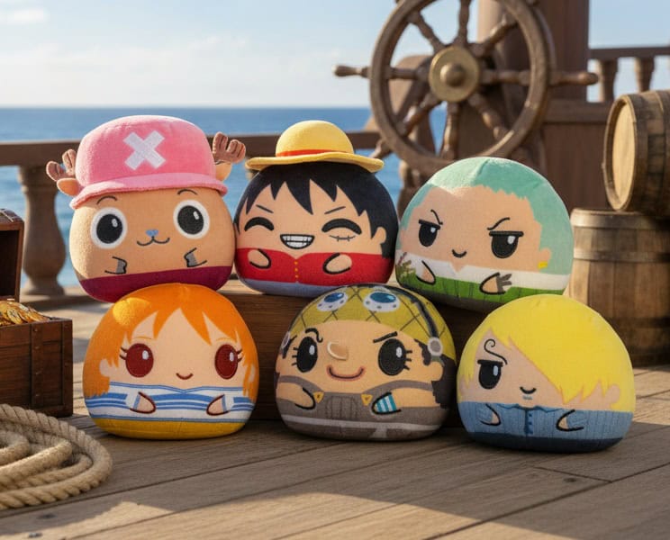 One Piece Plush | The Outerhaven All six One Piece plush toy designs from TeeTurtle in the Walmart partnership